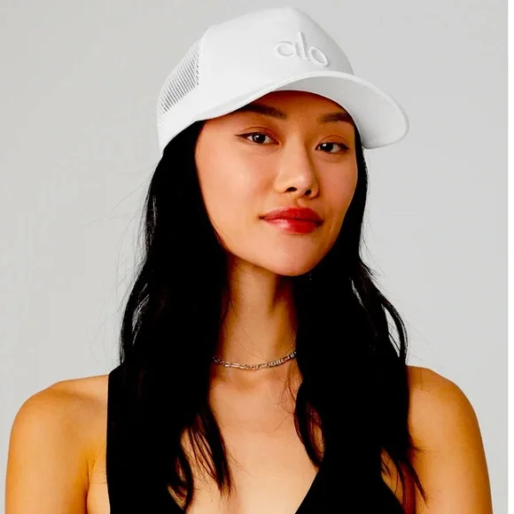 ALO Yoga | Accessories | Alo District Trucker White Hat New  display picture 2